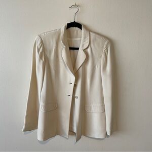 Chic Cream Women's Suit Jacket